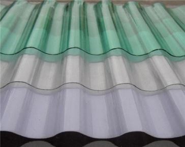 Polykarbonat Corrugated Round Wave Tile