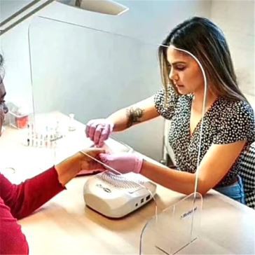 Polykarbonatisoleringskort PC-separert materiale for resepsjonen for å forhindre spytt GG-apatter